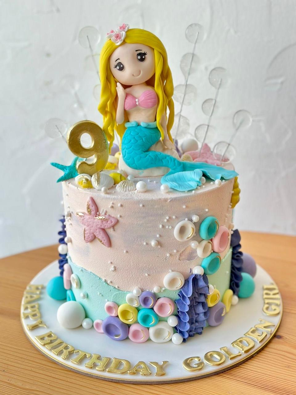 Mermaid Cake - Fondant 3D